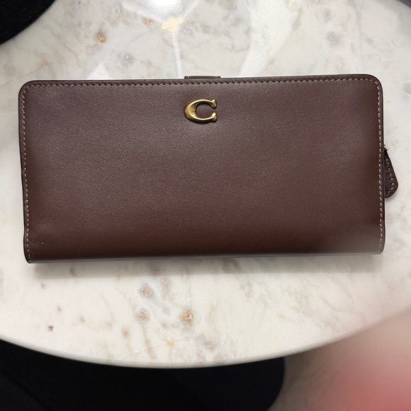 Coach Dark Brown Leather Wallet - Picture 4 of 4